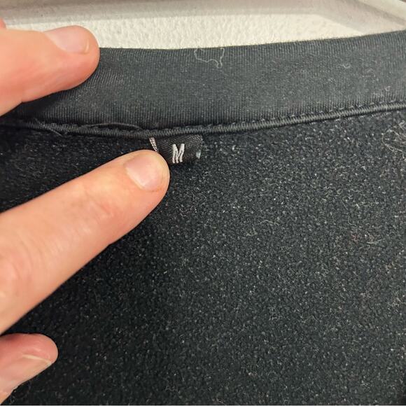 Refrigiwear Flex-Wear Black Pullover Quarter Zip Performance Top Men’s Medium - Picture 3 of 7